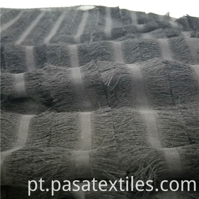 black woven polyester textiles 